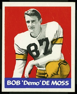 Bob DeMoss 1948 Leaf football card