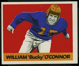 William O'Connor 1948 Leaf football card
