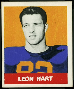 Leon Hart 1948 Leaf football card
