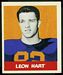 1948 Leaf Leon Hart football card