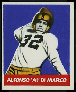 Alfonso DiMarco 1948 Leaf football card