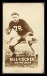 Bill Fischer 1948 Topps Magic Photos football card