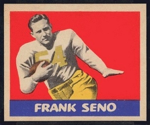 Frank Seno 1949 Leaf football card