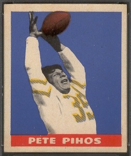 Pete Pihos 1949 Leaf football card
