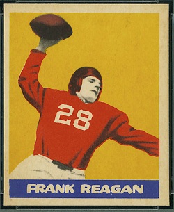 Frank Reagan 1949 Leaf football card