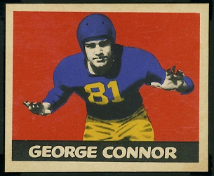 George Connor 1949 Leaf football card