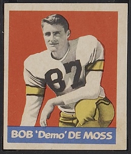 Bob DeMoss 1949 Leaf football card