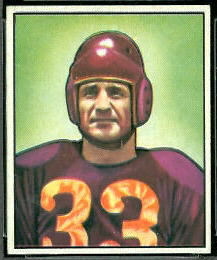 Sammy Baugh 1950 Bowman football card Sammy Baugh 1950 Bowman football card
