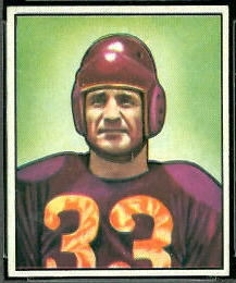 Sammy Baugh 1950 Bowman football card