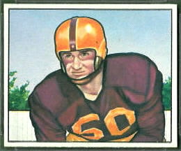 Harry Ulinski 1950 Bowman football card