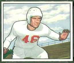 Dick Hensley 1950 Bowman football card