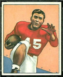 Eddie Price 1950 Bowman football card