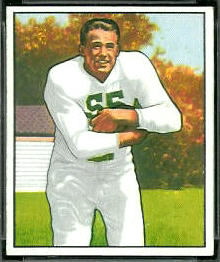 Billy Stone 1950 Bowman football card