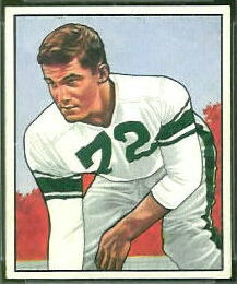 Earl Murray 1950 Bowman football card