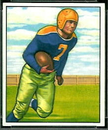 Walt Schlinkman 1950 Bowman football card