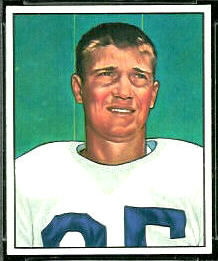 Billy Grimes 1950 Bowman football card