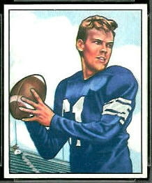 George Ratterman 1950 Bowman football card