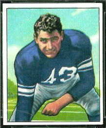 Martin Ruby 1950 Bowman football card