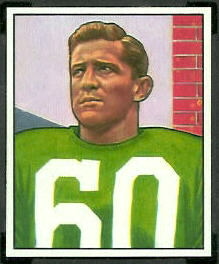 Chuck Bednarik 1950 Bowman football card