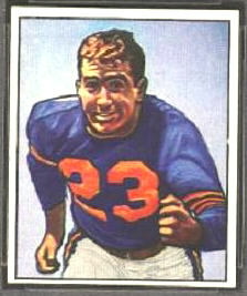 Washington Serini 1950 Bowman football card