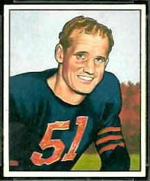 Ken Kavanaugh 1950 Bowman football card Ken Kavanaugh 1950 Bowman football card