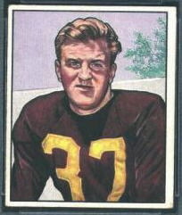 Joe Tereshinski 1950 Bowman football card