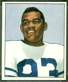 George Taliaferro 1950 Bowman football card George Taliaferro 1950 Bowman football card