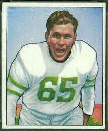 Cliff Patton 1950 Bowman football card Cliff Patton 1950 Bowman football card