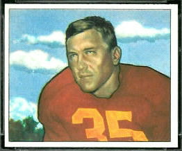 Bill Dudley 1950 Bowman football card