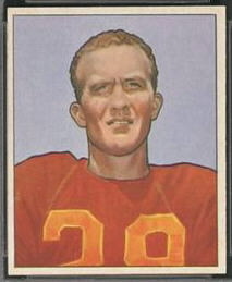 Hugh Taylor 1950 Bowman football card