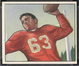 Frankie Albert 1950 Bowman football card