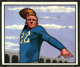 Bobby Layne 1950 Bowman football card