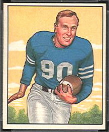 Bob Hoernschemeyer 1950 Bowman football card