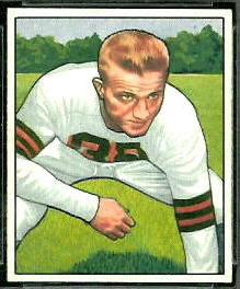 Jim Martin 1950 Bowman football card