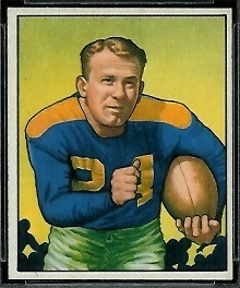 Larry Coutre 1950 Bowman football card