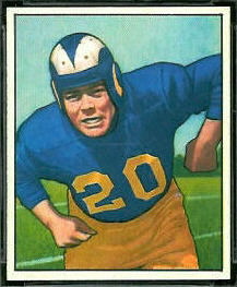 Dick Huffman 1950 Bowman football card Dick Huffman 1950 Bowman football card