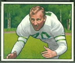 Al Wistert 1950 Bowman football card Al Wistert 1950 Bowman football card