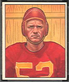Harry Gilmer 1950 Bowman football card Harry Gilmer 1950 Bowman football card