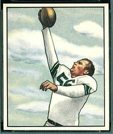 Bill Leonard 1950 Bowman football card