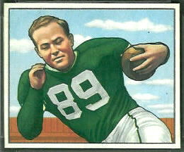 Bob Kelly 1950 Bowman football card Bob Kelly 1950 Bowman football card