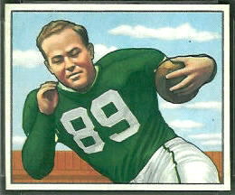 Bob Kelly 1950 Bowman football card