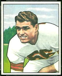 Dante Lavelli 1950 Bowman football card