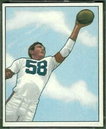 Mac Speedie 1950 Bowman football card Mac Speedie 1950 Bowman football card