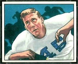 Bob Reinhard 1950 Bowman football card