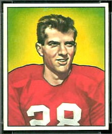 Frank Tripucka 1950 Bowman football card
