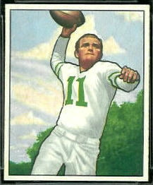 Tommy Thompson 1950 Bowman football card