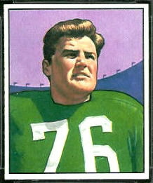 Bucko Kilroy 1950 Bowman football card Bucko Kilroy 1950 Bowman football card