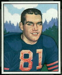 George Connor 1950 Bowman football card George Connor 1950 Bowman football card