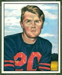 Jim Keane 1950 Bowman football card