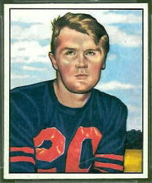 Jim Keane 1950 Bowman football card Jim Keane 1950 Bowman football card